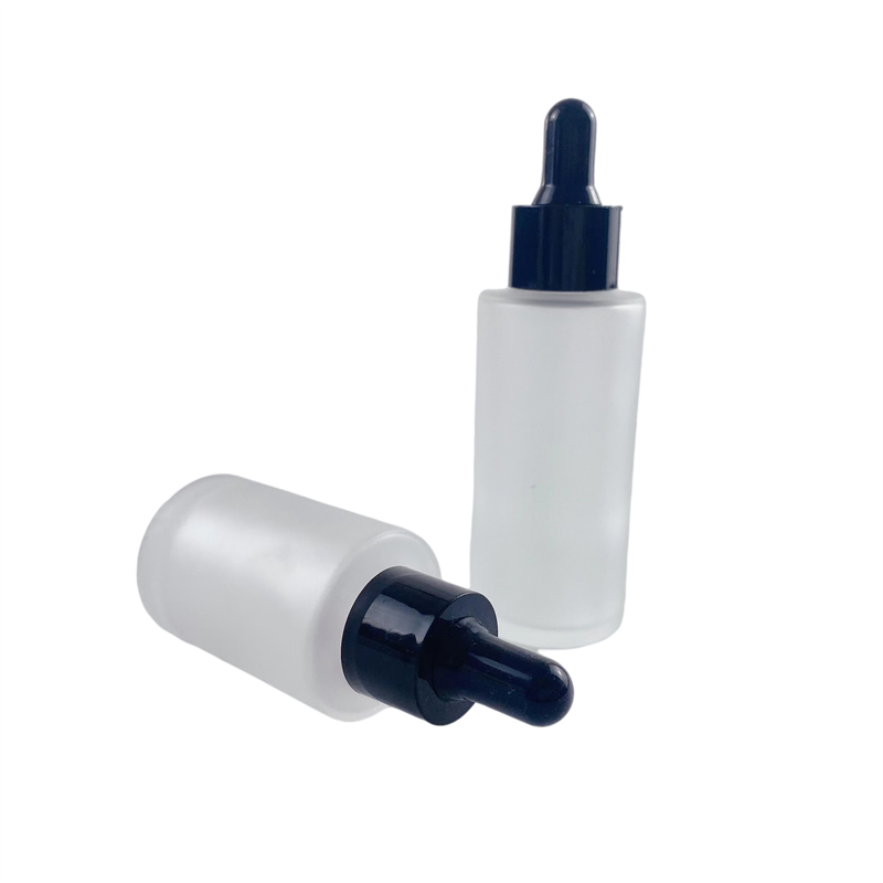 18/400 Ribbed Closure Glass Dropper Bottle For Essential Oil