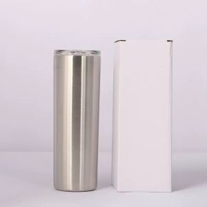 20 Oz Straight Skinny Blank Sublimation Tumblers Double Walled Insulated