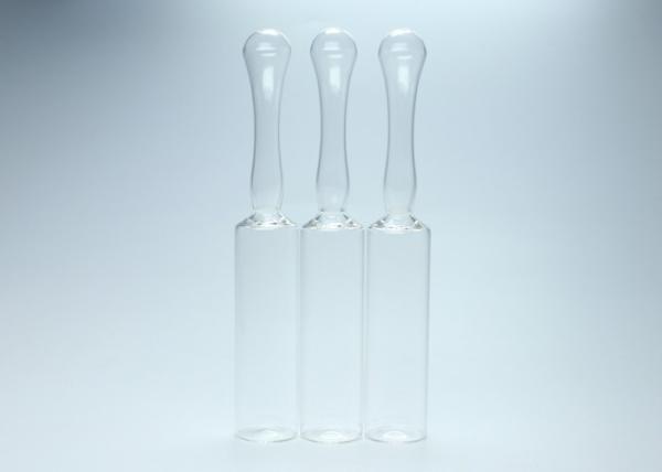 Quality 10ml Transparent Empty Glass Ampoules ISO Type D Standard Color Dot And Ring Style for sale