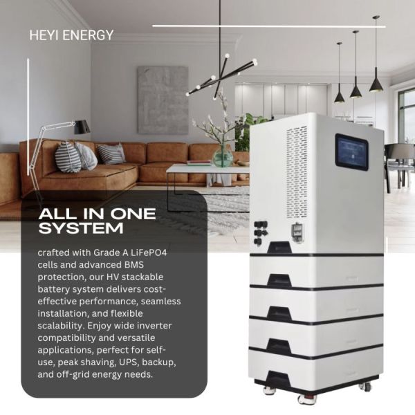 25kwh BESS System Lifepo4 All In One Home Battery Energy Storage Solutions
