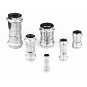 China OEM Press Fit Fittings Stainless Steel Equal Coupling Free Samples wholesale
