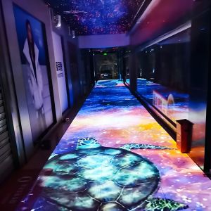 China Restaurant Interactive Games Projector Holographic Floor Projection wholesale