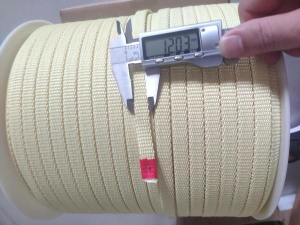 China Flat Aramid Kevlar Rope 12*4mm wholesale