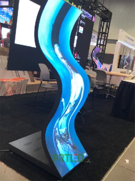 Quality SMD1515 P1.875 240x120mm Soft  Curved Flexible Led Display Screen Module for sale