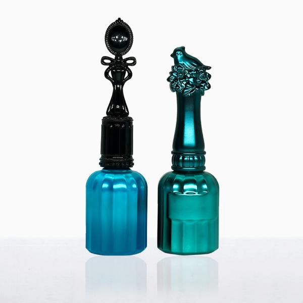 Quality Frosted Matte Vintage Empty Nail Varnish Bottles 7ml 9ml for sale