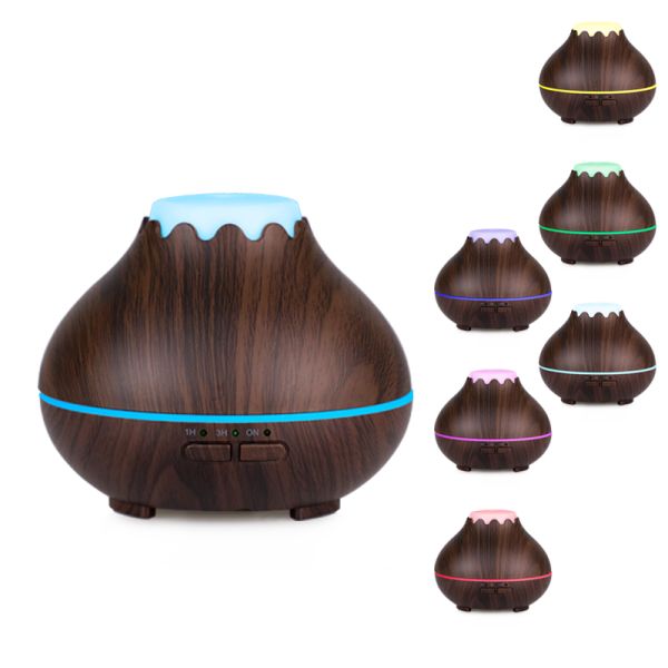 Portable Ultrasonic Wood Grain Scented Humidifier 24V 0.5A