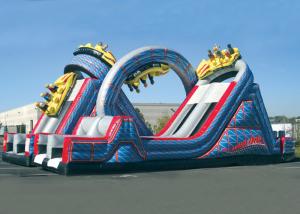 China Wild One Obstacle Course / Bouncy Obstacle Course / Inflatable Obstacle Course For Kids on sale