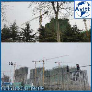 China 6 Ton Outer Climbing Tower Crane Building Construction Safety Equipment wholesale