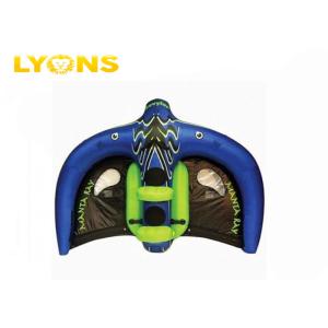 Bule Inflatable Water Toys , Stimulated Inflatable Flying Manta Ray