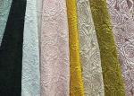 Embossing Pattern 145cm Upholstery Jacquard Fabric Embroidered Anti Mildew