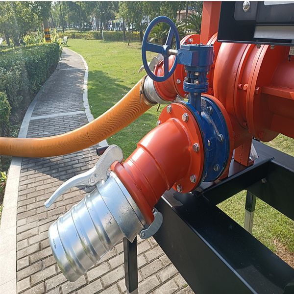 Self Priming Pump Portable Trash Water Pump High Performance Diesel Engine Pump Set