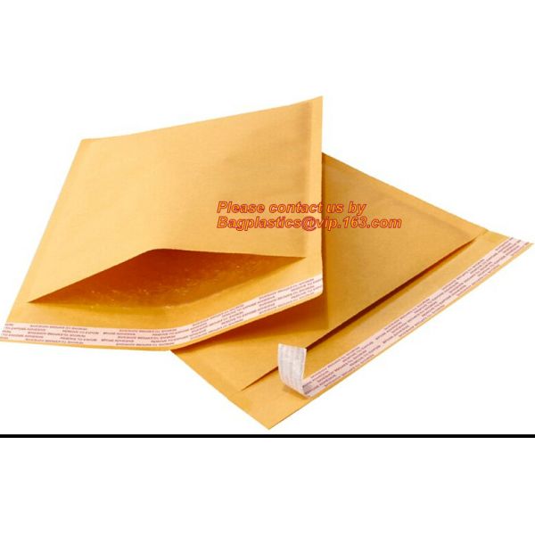 Kraft Paper eco friendly poly mailers black bubble envelope bag for shipping with custom, Envelope Bags Bubble Mailers P