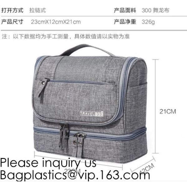 Multifunction Cosmetic Bag ,Portable Travel Waterproof Makeup Pouch,Eco-Friendly Mesh Material Cosmetic Bags Waterproof