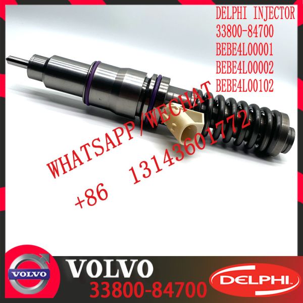 33800-84700 Diesel Fuel Injector 33800-84700 BEBE4L00001 BEBE4L00002 BEBE4L00102 E3.5 for HYUNDAI L ENGINE WITH EGR