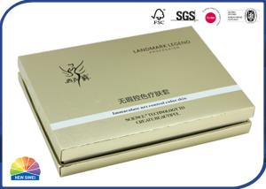 China Gold Foil Paper 3 Piece Setup Rigid Shoulder Box wholesale