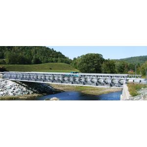 China Steel Structure Temporary Bridge Construction / Pre Engineered Pedestrian Bridges wholesale
