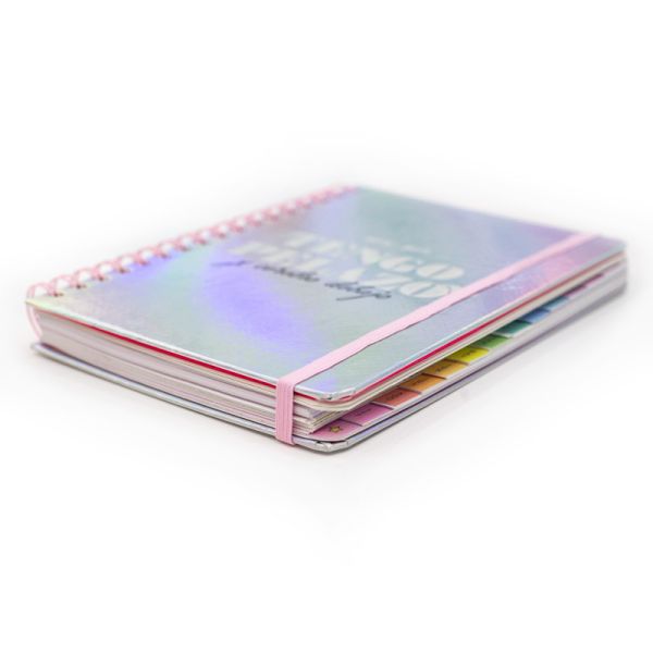 2mm Organizer Planner Book OPP Color Printing Personalized Hardcover Notebook With Sticker