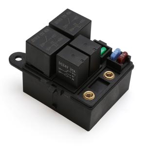 China 4 Slots Relay Block 4 Way ATN Mini Blade Fuse 40A 4PIN Relay Box For Boat Yacht RV on sale