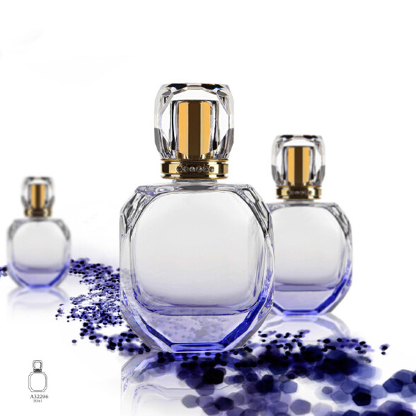 Crew Seal Custom Glass Perfume Bottles Screen Printing Surface For Distribute