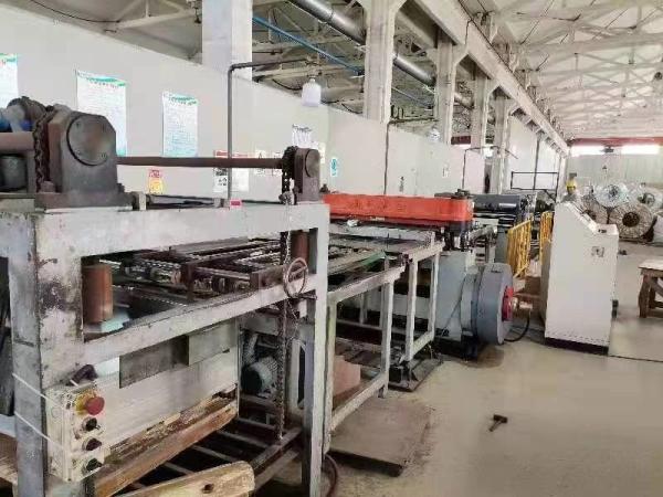Quality Used Hengli Industrial Coil Cutting Line with pinhole detector for sale