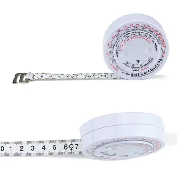 Quality 150cm BMI Body Retractable Tape For Diet Weight Loss Tape Measure Calculator Keep Your Beauty Body Ruler for sale