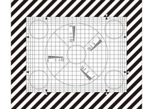 China SineImage NJ-10-100A Reflective/Transparent Grid Test Chart for operational adjustment and control of TV cameras wholesale