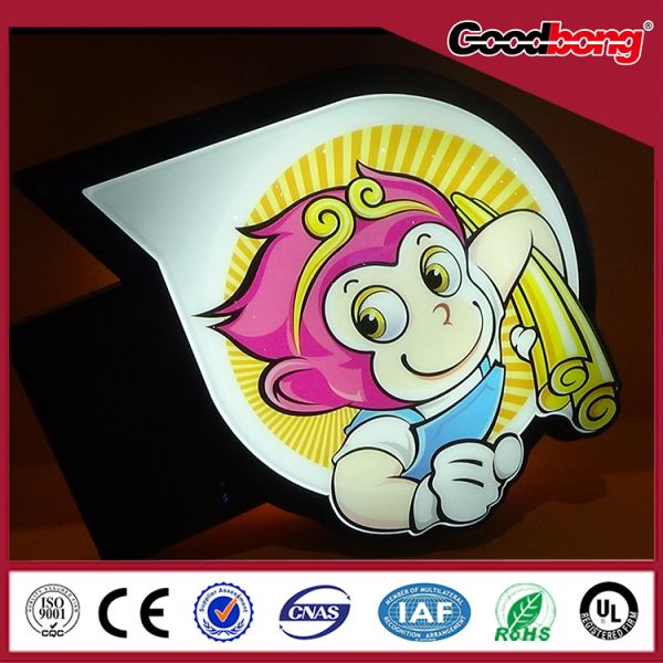 Outdoor waterproof Shop advertising 3D LED light box letter sign