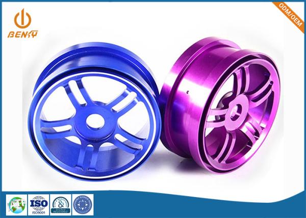 Quality Anodize Aluminum ODM OEM CNC Machining Parts For RC Car Rim tires for sale