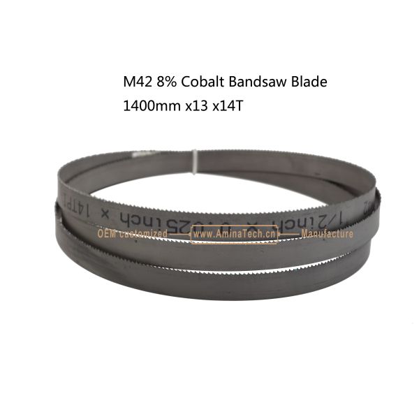 M42 8% Cobalt Bandsaw Blade 1400mm x13 x14T For Cutting Both Wood and Steel Sheet