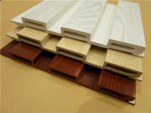 China ISO Approval WPC Wall Profiles Plastic Wall Cladding PVC Covering Boards wholesale