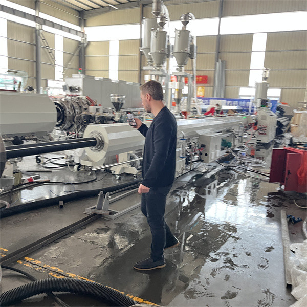 20-110mm Plastic PE PPR Hdpe Pipe Extrusion Machine