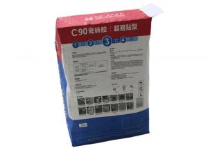 China 25kg 10kg 20kg Kraft Paper Sack Chemical Building Material Food Flour Grain Tile Adhesive wholesale