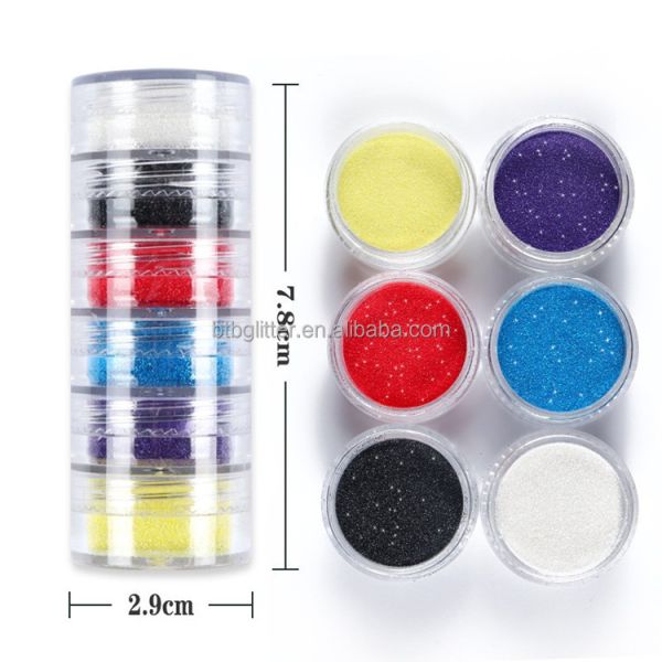 Add Sparkle to Your Nails with Lady's Nail Beauty Glitter and Sugar Glitter Nail Art