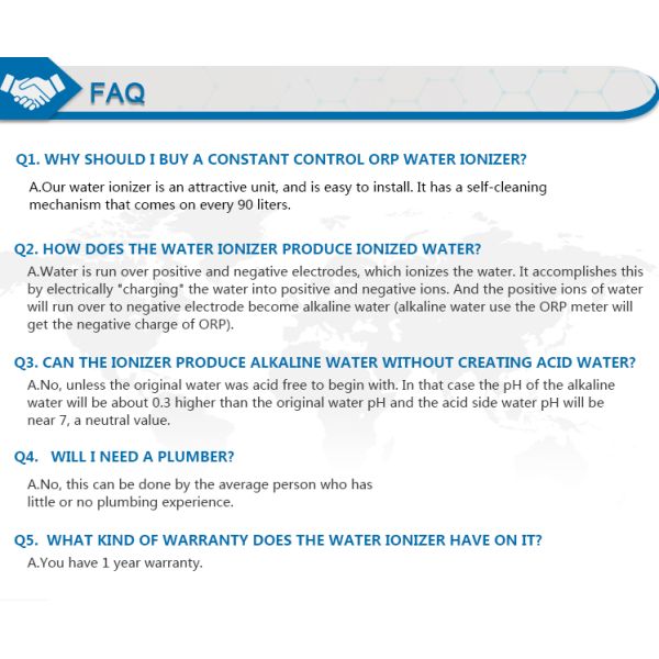 11 Plate Alkaline Water Ionizer with Titanium Platinum Coating