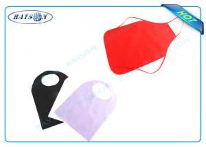 China Colorful Disposable Bib and Apron PP Spunbond Non Woven For Household , Medical wholesale