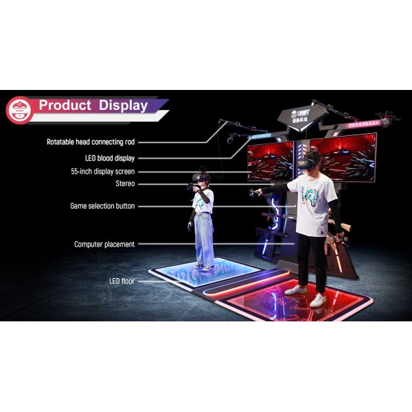 Multiplayer Stand Up Flight VR Simulator 360° Motion Range