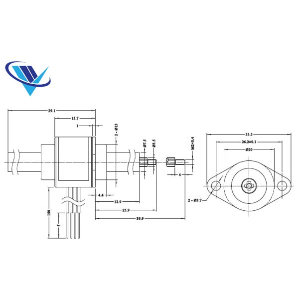 20mm DC 7.5 15 Degree Mini Linear Stepping Motor
