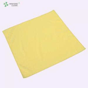 China Laser Cut Edge Microfiber Clean Room Wipes Cloth Towel For Electronics wholesale