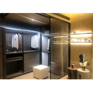 Bronze Color 155cm Metal Mesh Laminated Glass For Glass Door