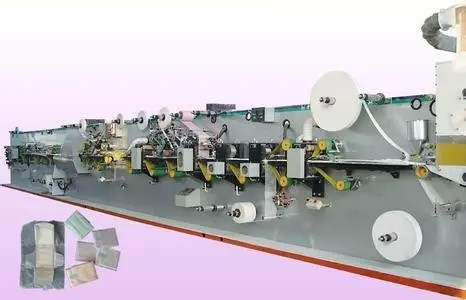 High Speed Full Servo Disposable Baby Diaper Manufacturing Machine I Shaped