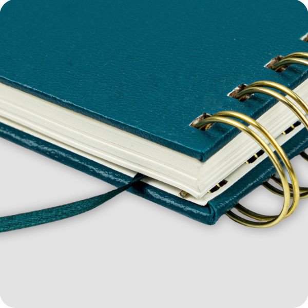 4.33'' x 6.69'' Hardcover Weekly Planner 2023 2023 Paficic Green