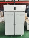 China 220V 50Hz Stainless Steel Upright Fridge 1000L Dual Temperature Refrigerator wholesale