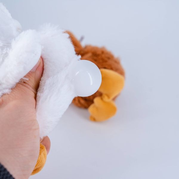 Squeaky Chicken Plush Animal Keychain Low MOQ Decompression Soft Toy Keyring