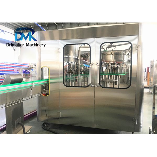 Juice Carbonated Drink Complete Soda Bottling Machine PLC Control