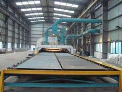 China Abrasive Roller Conveyor Shot Blasting Machine , Wheel Blasting Machine wholesale