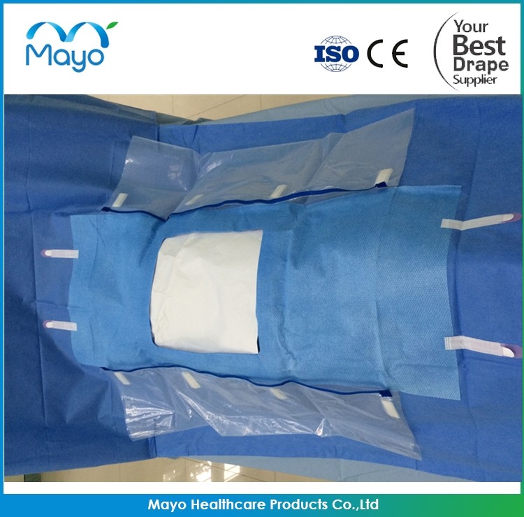 China Breathable Laparoscopy Drape Packs With Fluid Collection Pouch wholesale