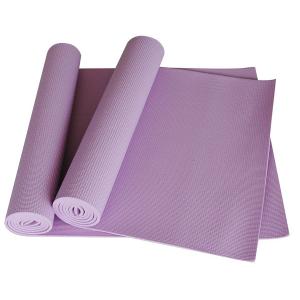 China Light purple latex free PVC sticky yoga mat on sale