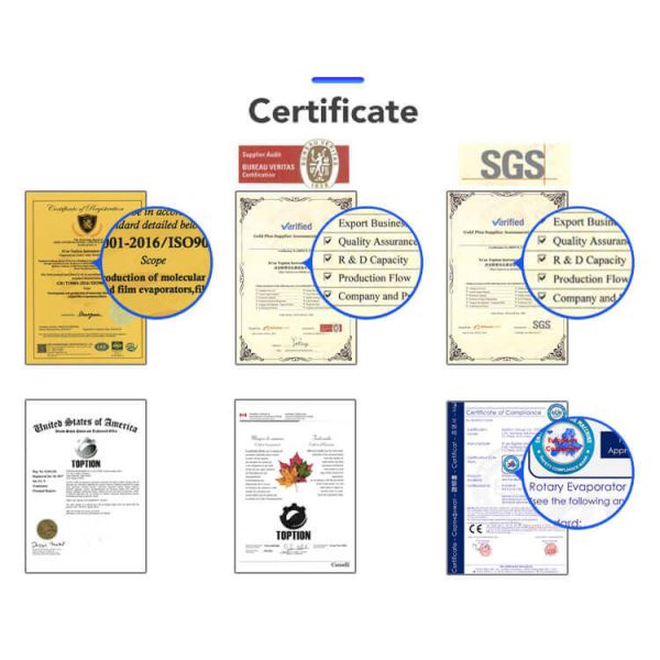 rotavap distillation certification