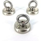 China White Ferrite /NdFeB Ceiling Pot Magnets with Hook wholesale