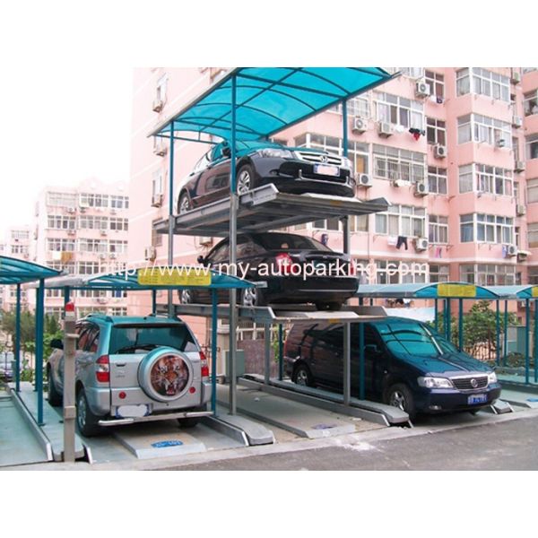 2-3 Cars Residential Pit Parking LiftHydraulic Garage Car Lift Home Garages Parking System